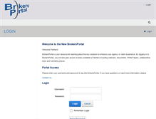 Tablet Screenshot of brokersportal.prosentialgroup.com